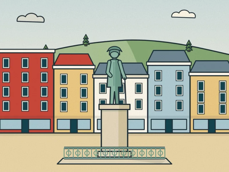 Statua di Ludvig Holberg